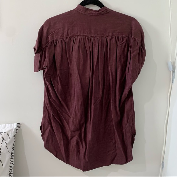 LIKE NEW WILFRED BERTILLION LINEN BLEND BLOUSE - Picture 4 of 8